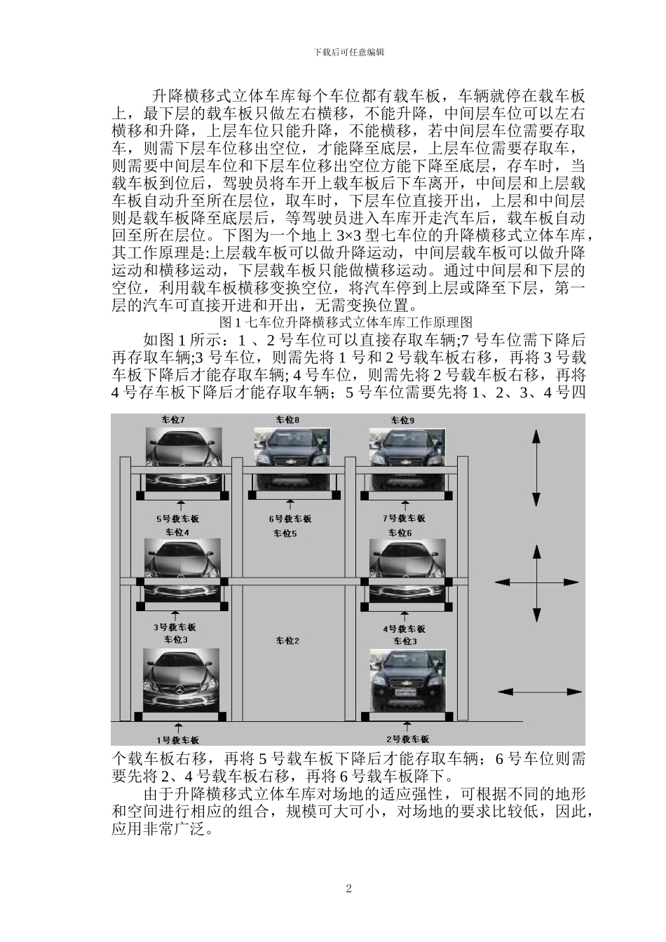 基于PLC控制的立体车库_第2页