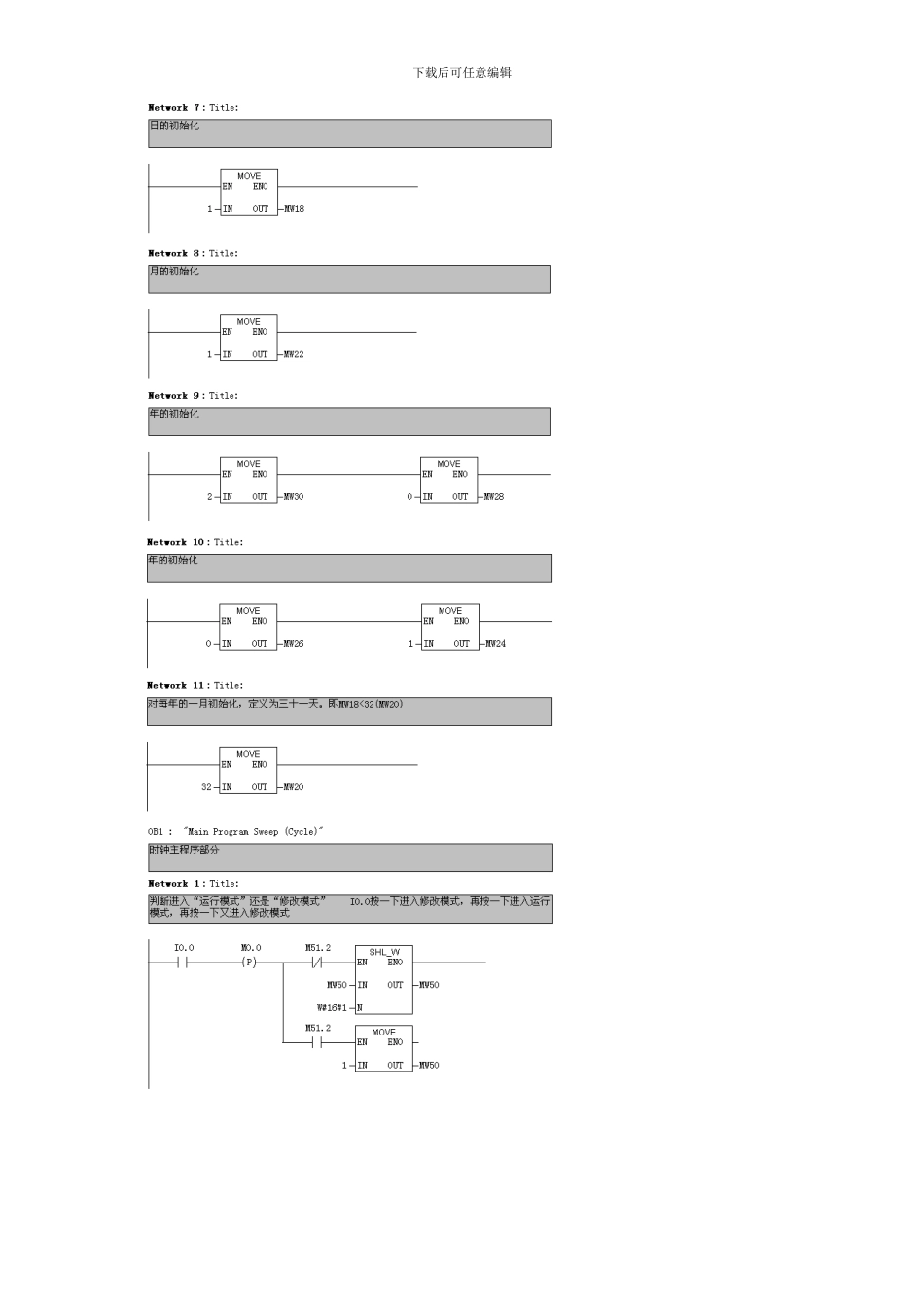 基于plc的万年历梯形图_第2页