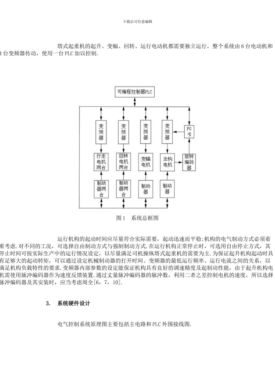 基于PLC的起重机控制系统设计_第2页