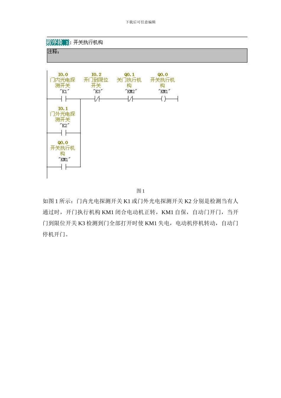 基于PLC自动门装置系统的设计_第2页