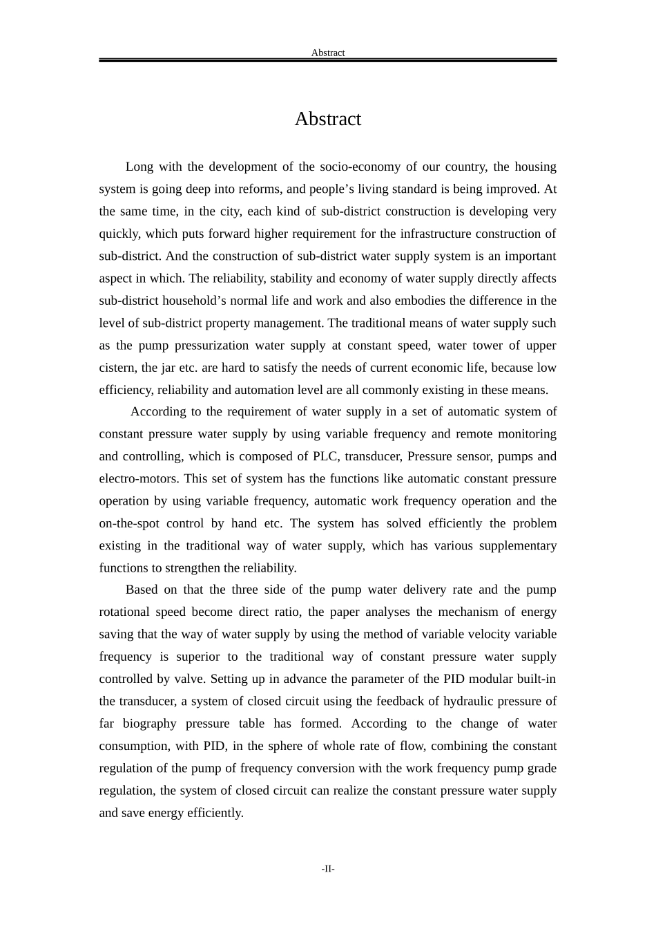 基于三菱PLC的恒压供水系统_第2页