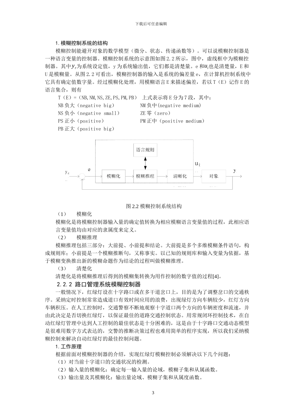 基于单片机模糊控制交通信号灯_第3页