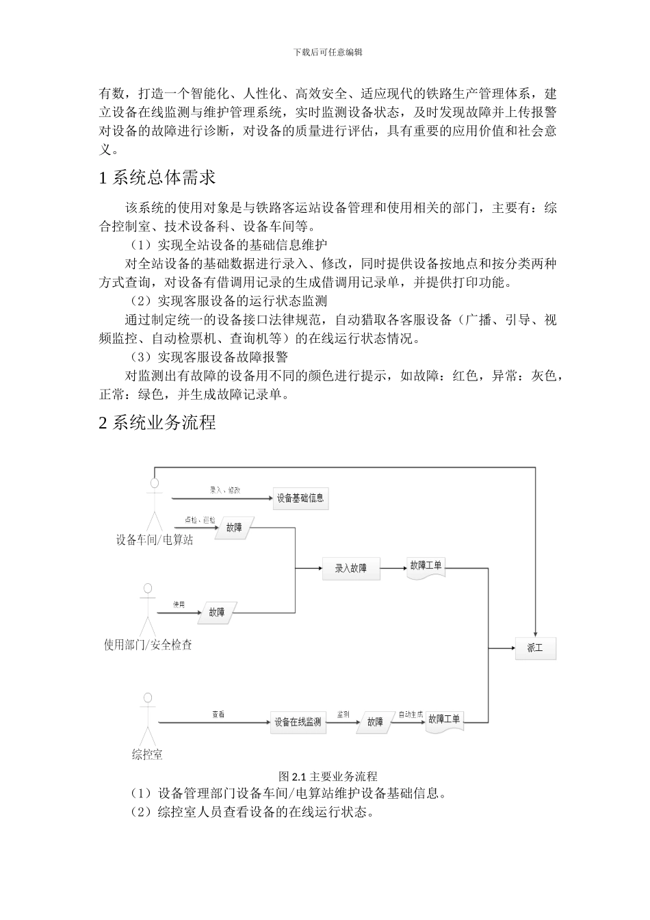 基于到发管理驱动的铁路客运站客服设备在线监测与维护系统的研究_第2页