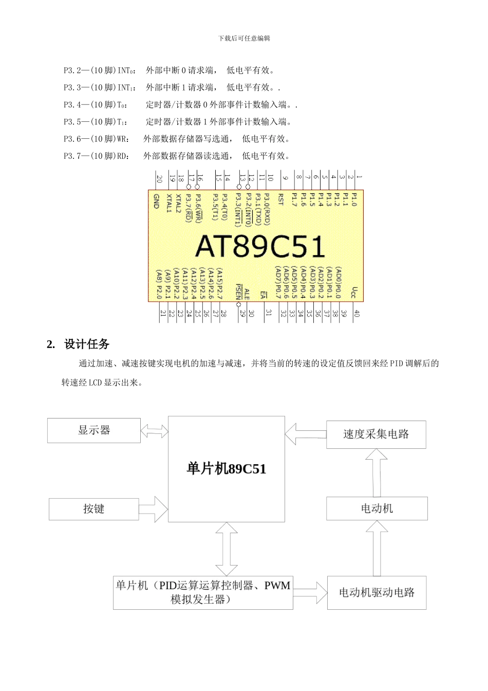 基于单片机的直流电机闭环调速控制系统xin_第3页