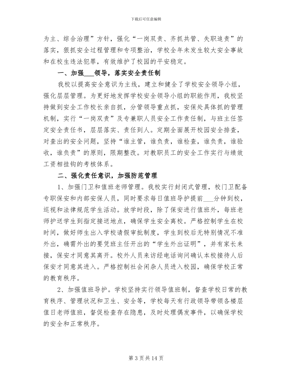 学校保安年终工作总结2024年_第3页