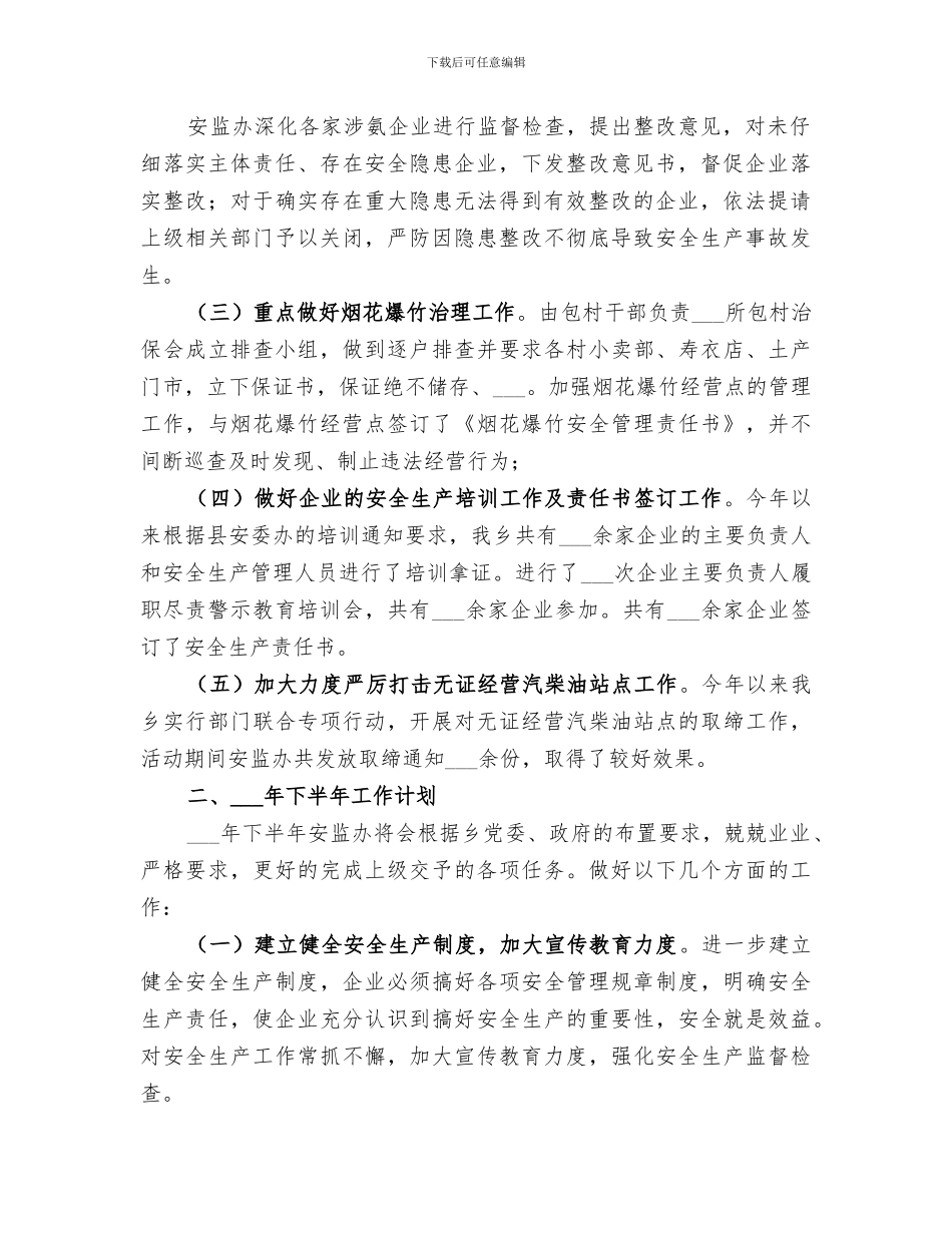 安监办2024年上半年工作总结_第2页