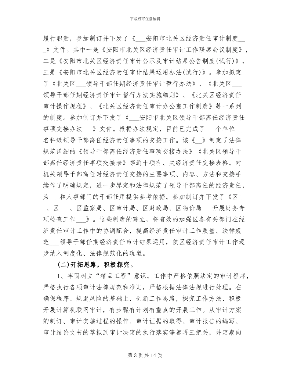 审计员2024年度总结_第3页