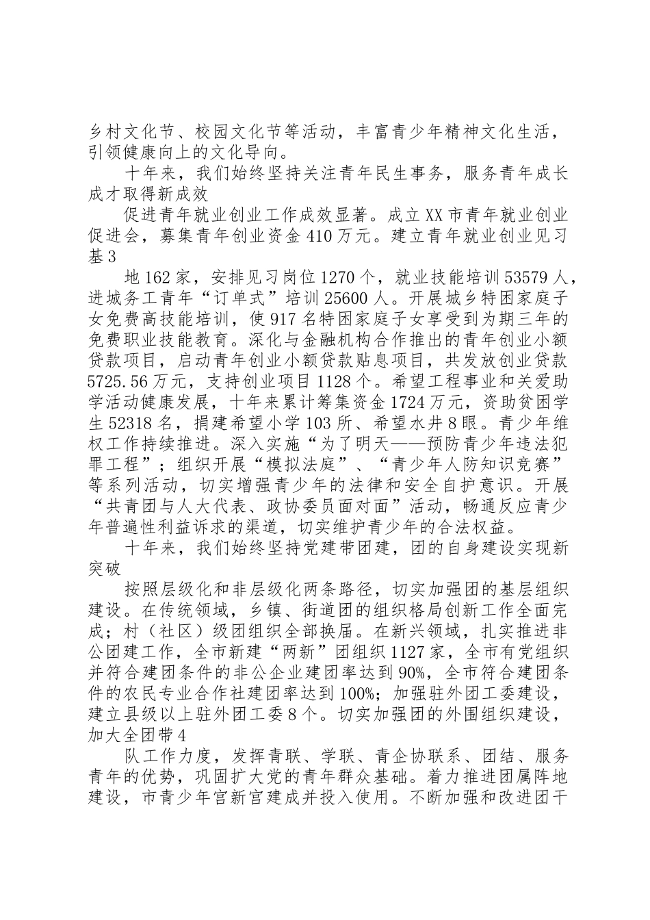 团代会报告(征求意见稿)9919_第3页