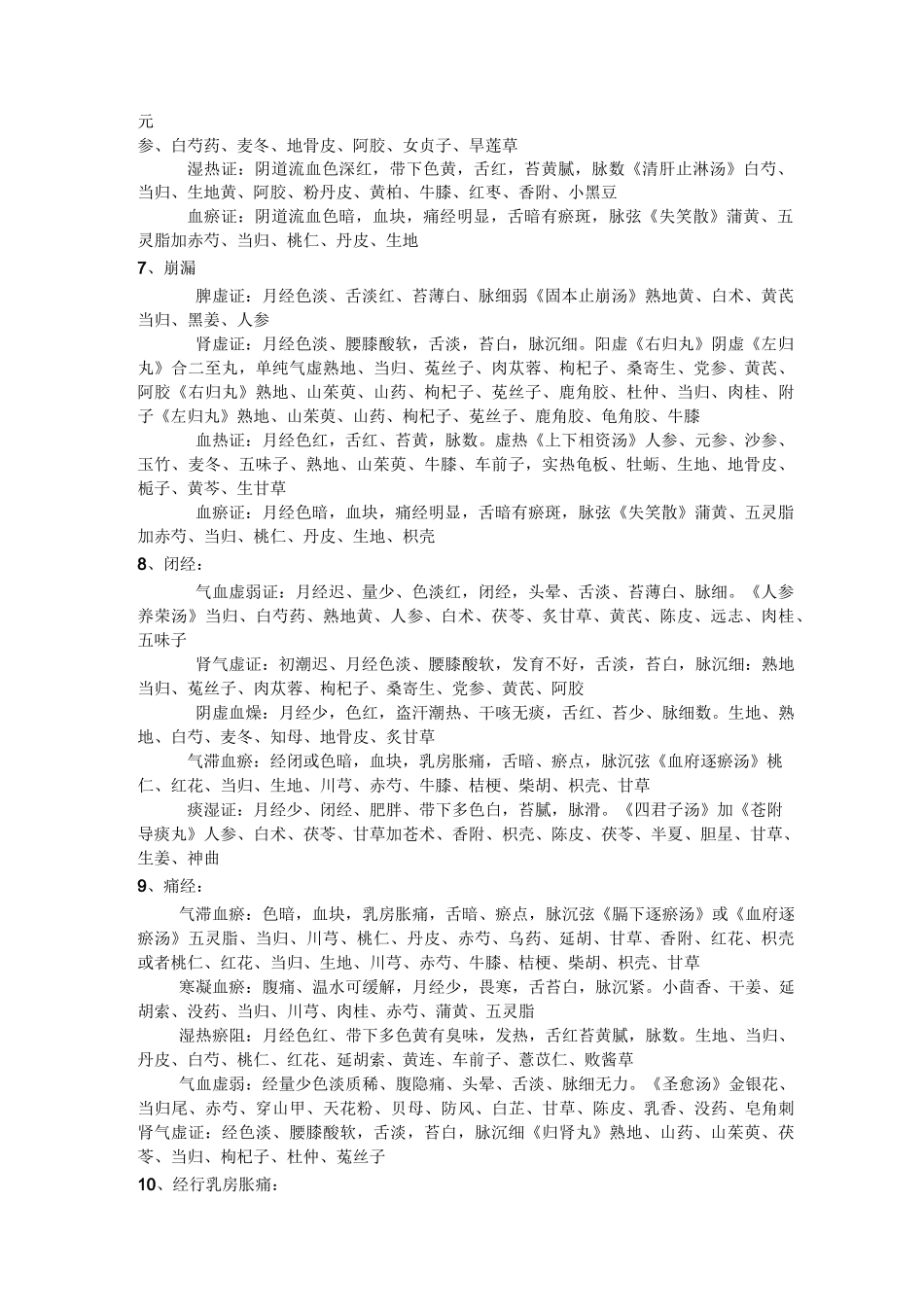 妇科常见病种中医辨证论治_第2页