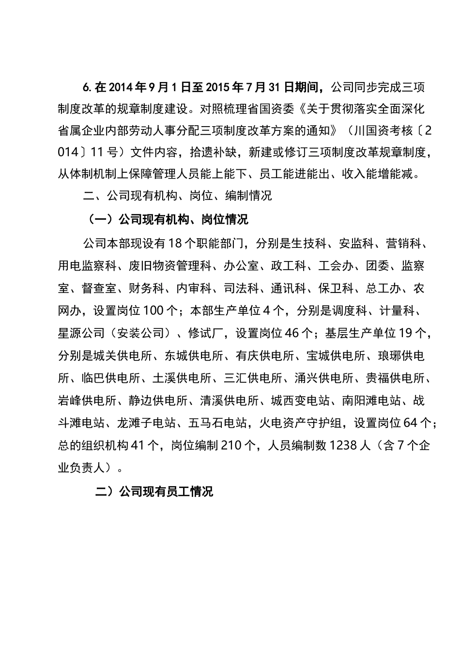 集团供电企业三项制度改革实施方案实施计划书_第2页