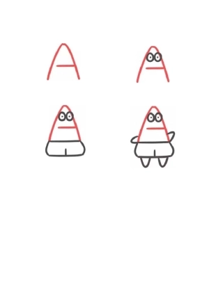 26个字母卡通画