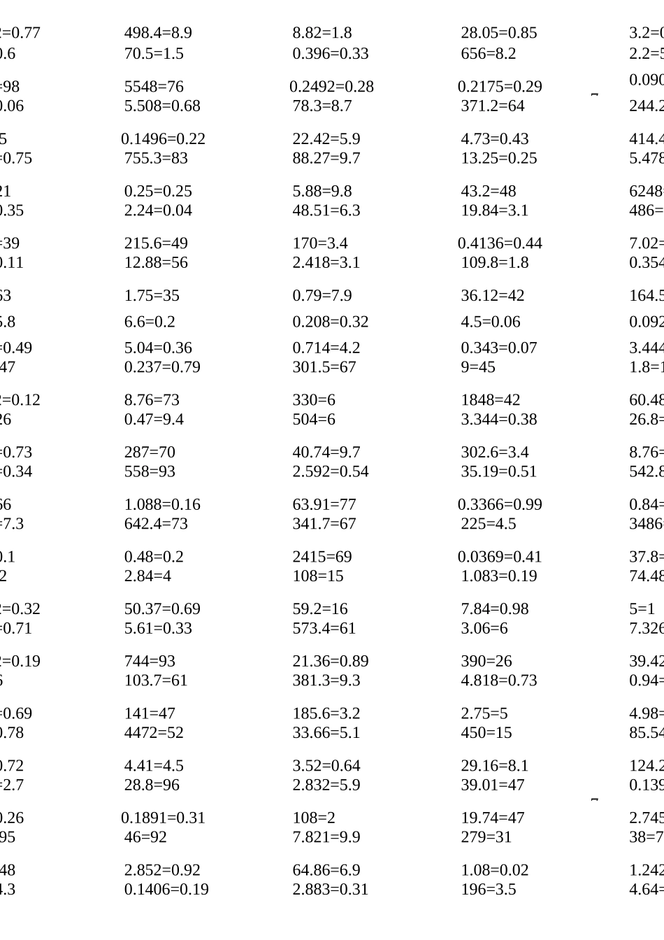 小数除法计算题10000道_第3页