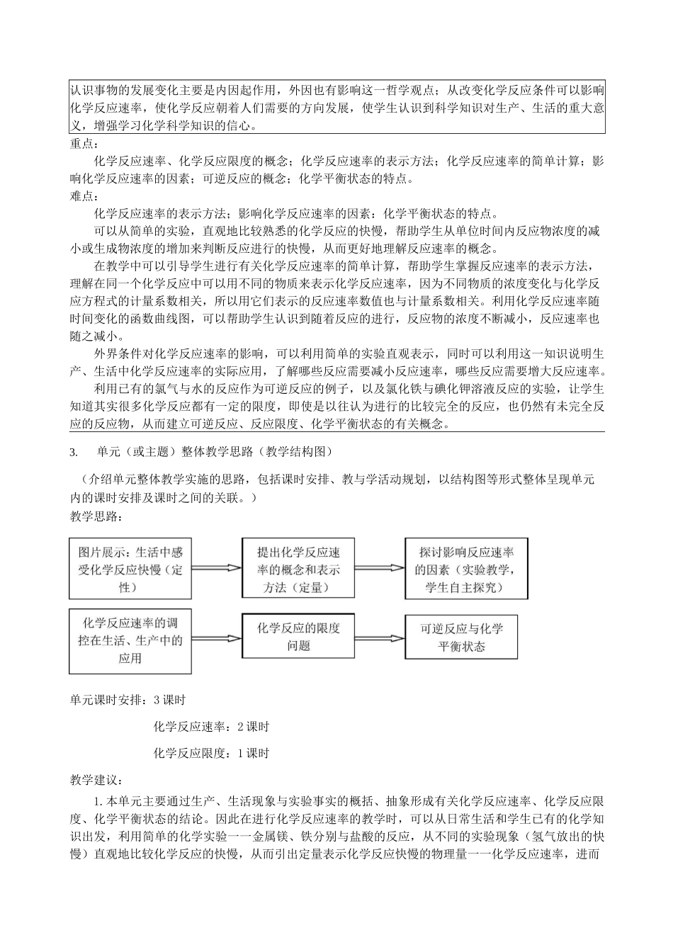 《化学反应速率与反应限度》单元教学设计案例_第2页