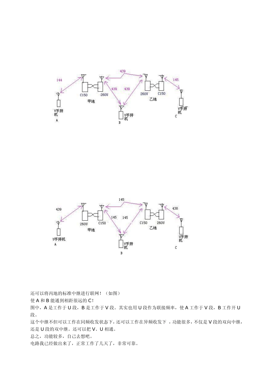 C150和260U组成的双向中继制作说明及电路图_第2页