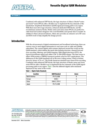 DVBC调制QAM模式ANNEXB分析