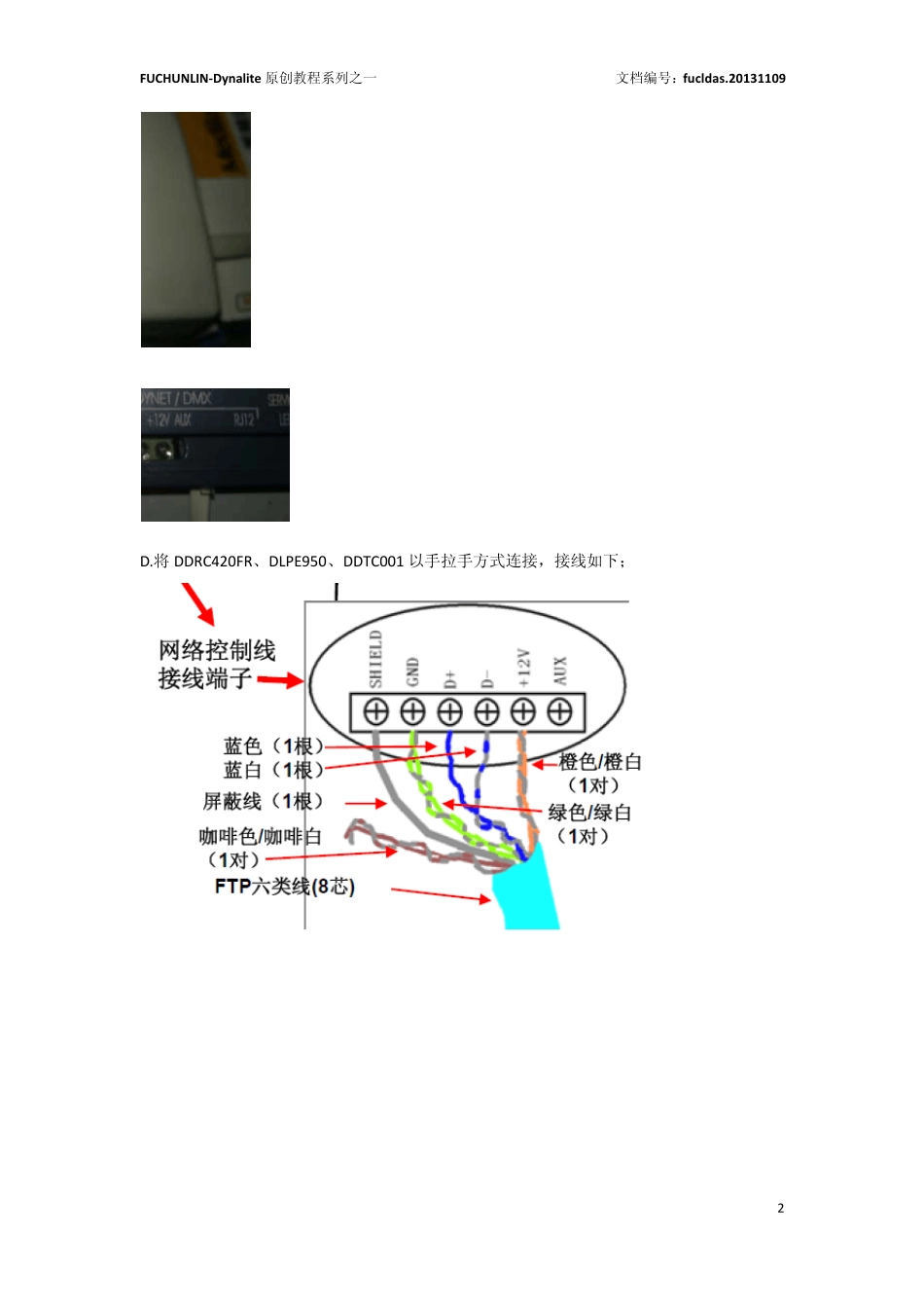 Dynalite邦奇智能照明设备调试实验教程_第2页