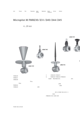 E+HFMR230_231_240_244_245使用说明书