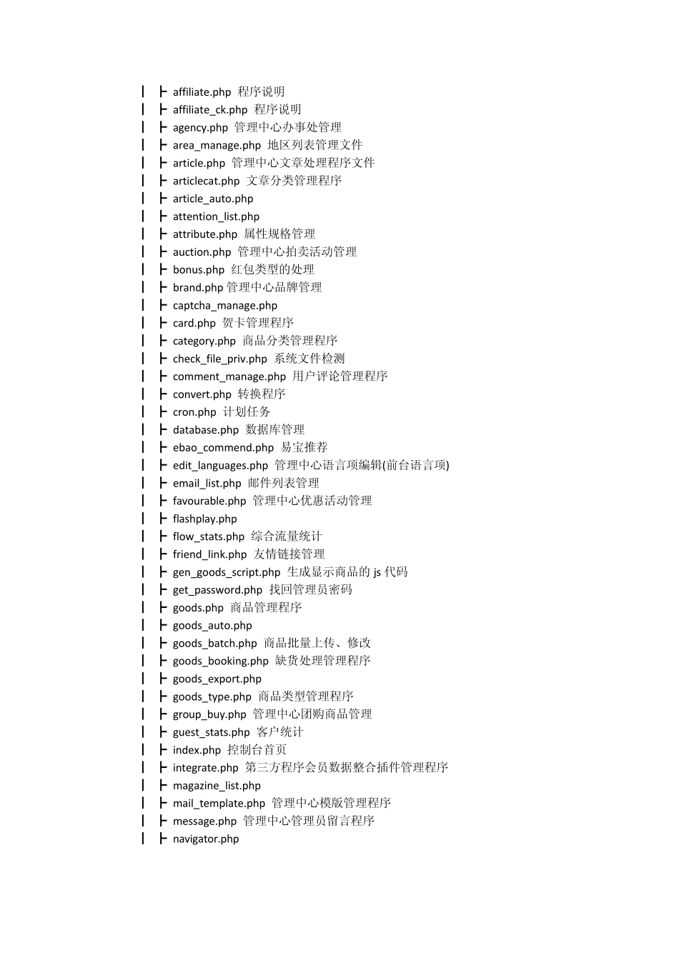 ecshop目录结构图_第2页