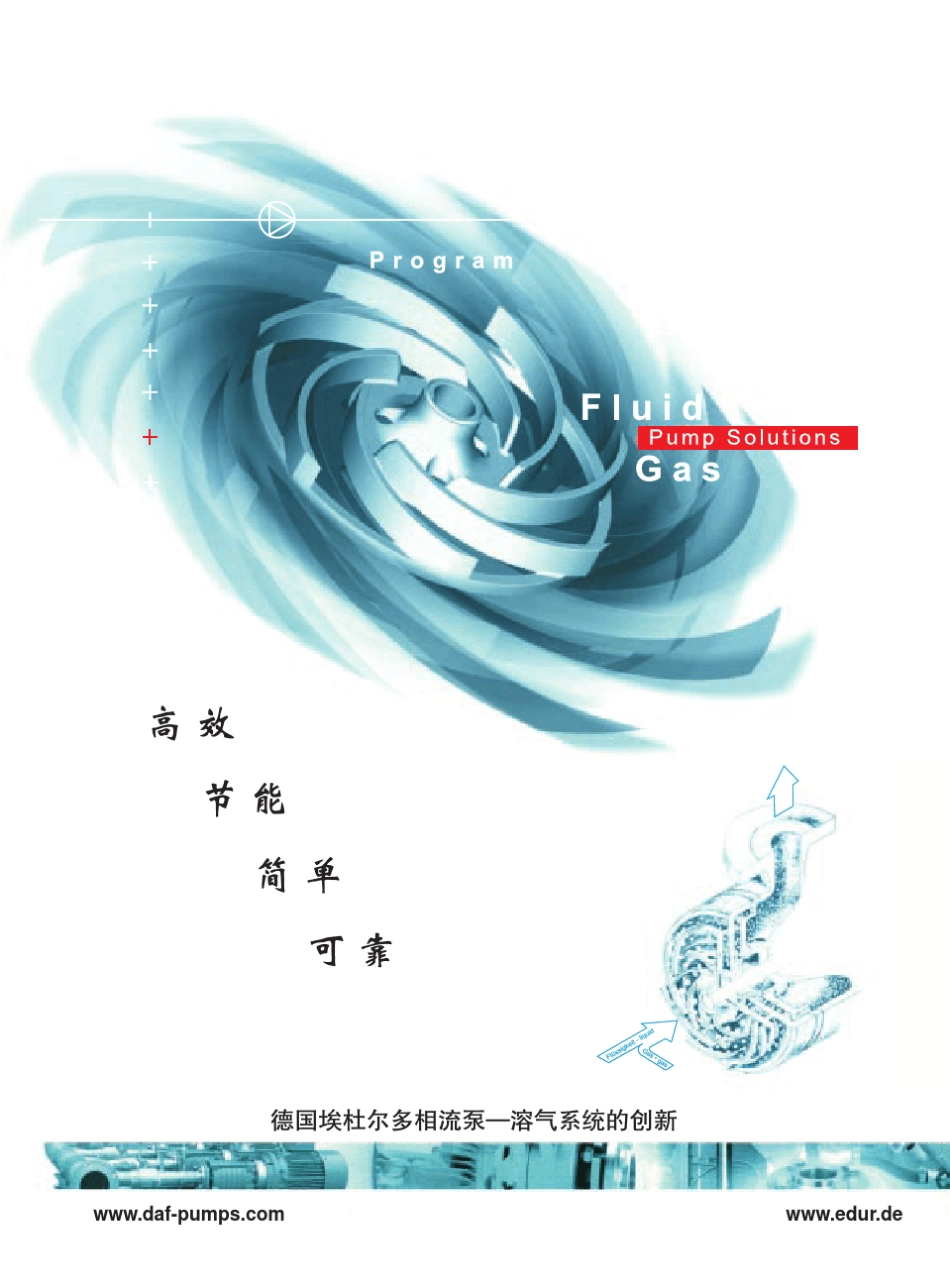 EDUR多相流泵手册_第1页