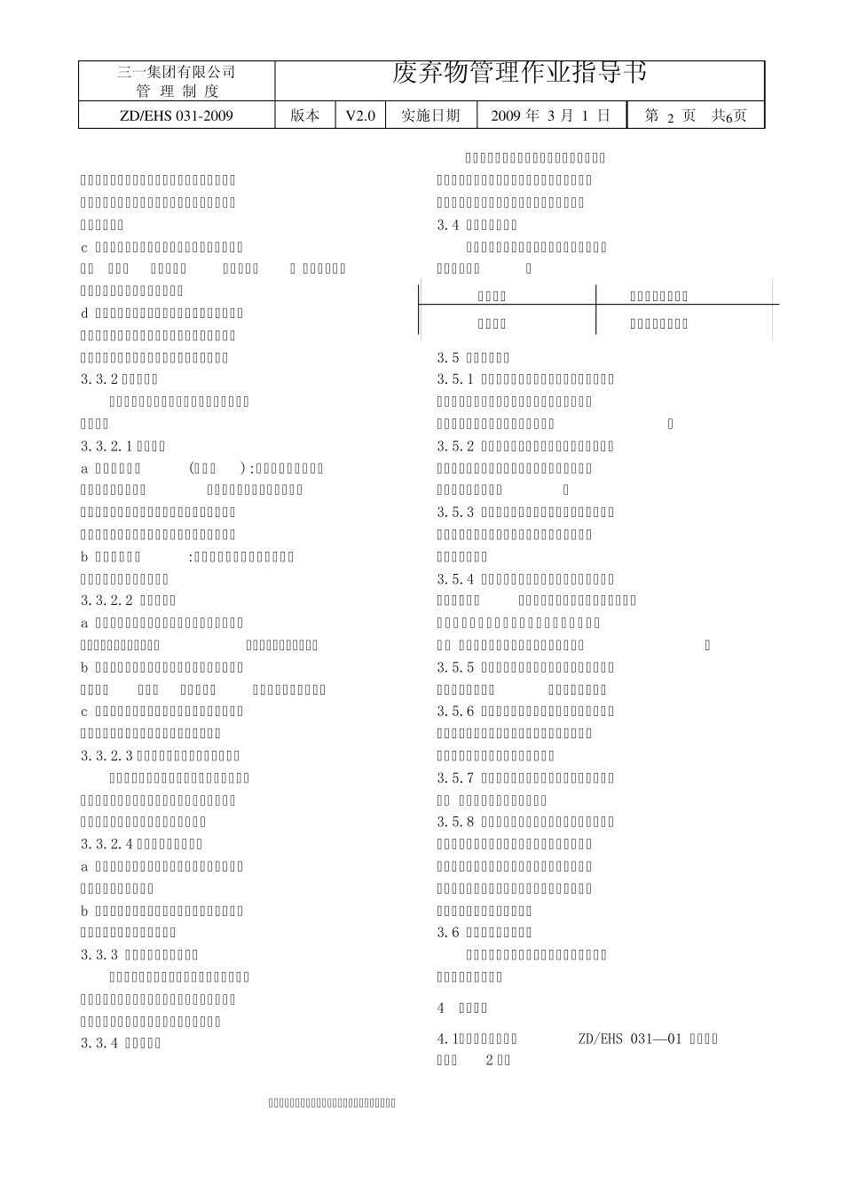 EHS0312009废弃物管理作业指导书_第2页