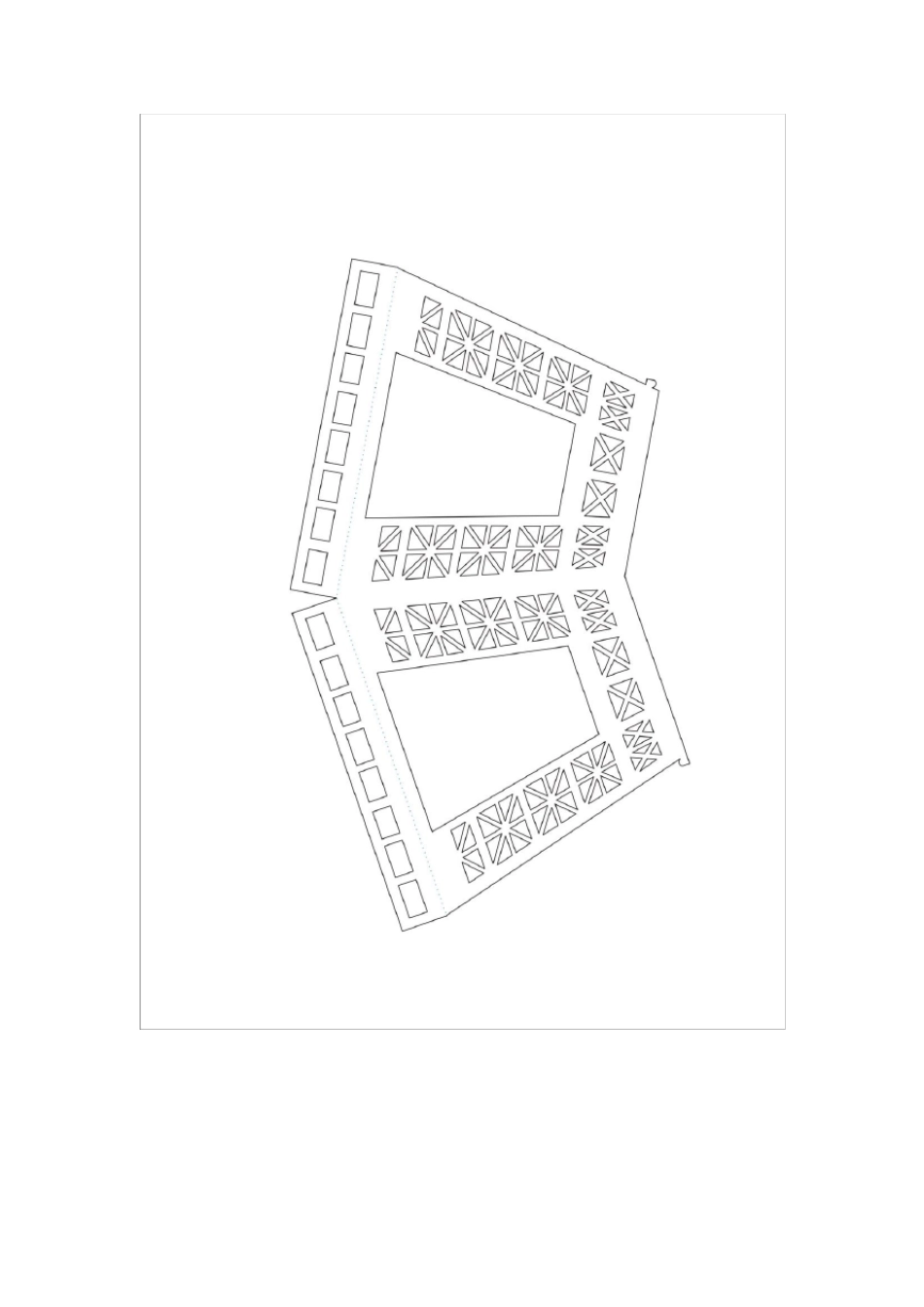 Eiffel埃菲尔铁塔纸模纸雕图纸A4纸_第3页