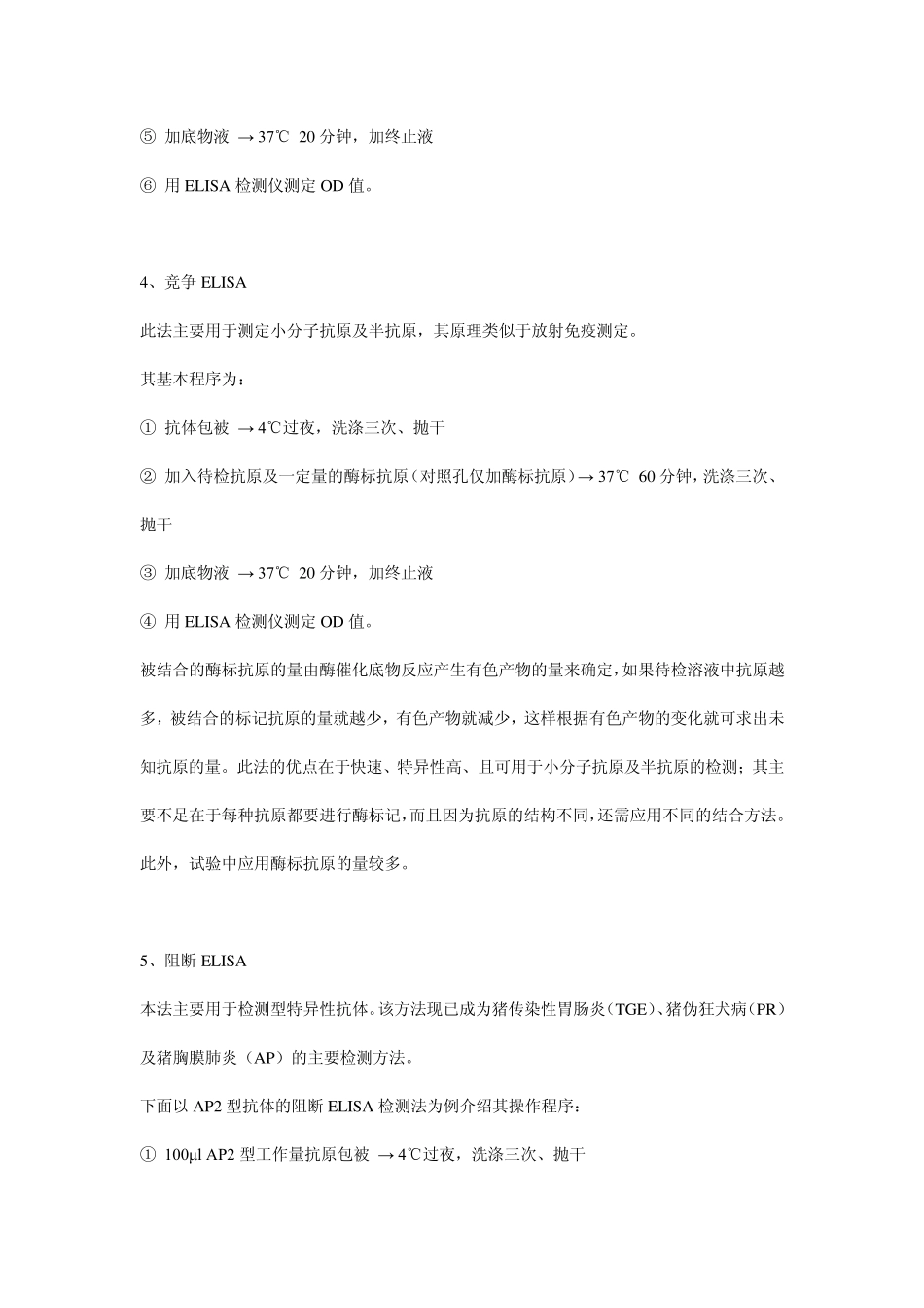 ELISA方法的基本类型、用途及操作程序_第3页