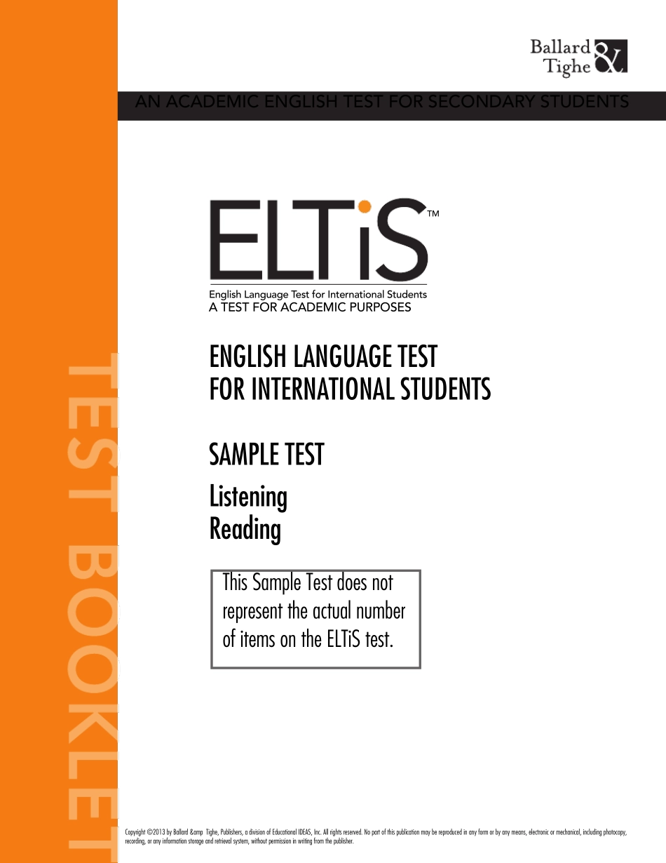 ELTiS样卷_第1页
