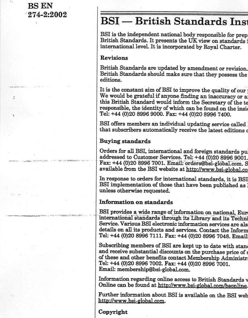 EN2742：2002卫生洁具用的废水配件第2部分测试方法(中英对照)_第2页