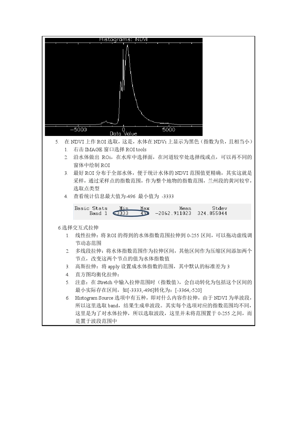 ENVI实习之反差拉伸,镶嵌和坏道处理_第3页