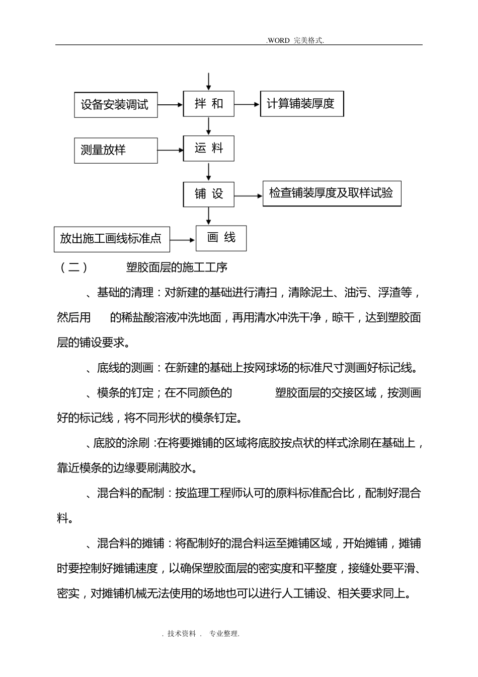 EPDM塑胶面层的施工组织方案_第3页