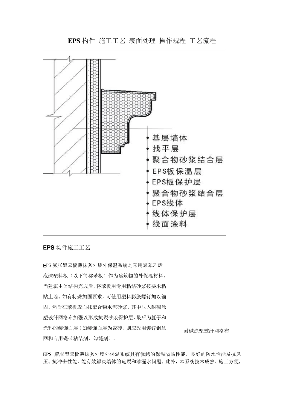 EPS构件施工工艺_第1页