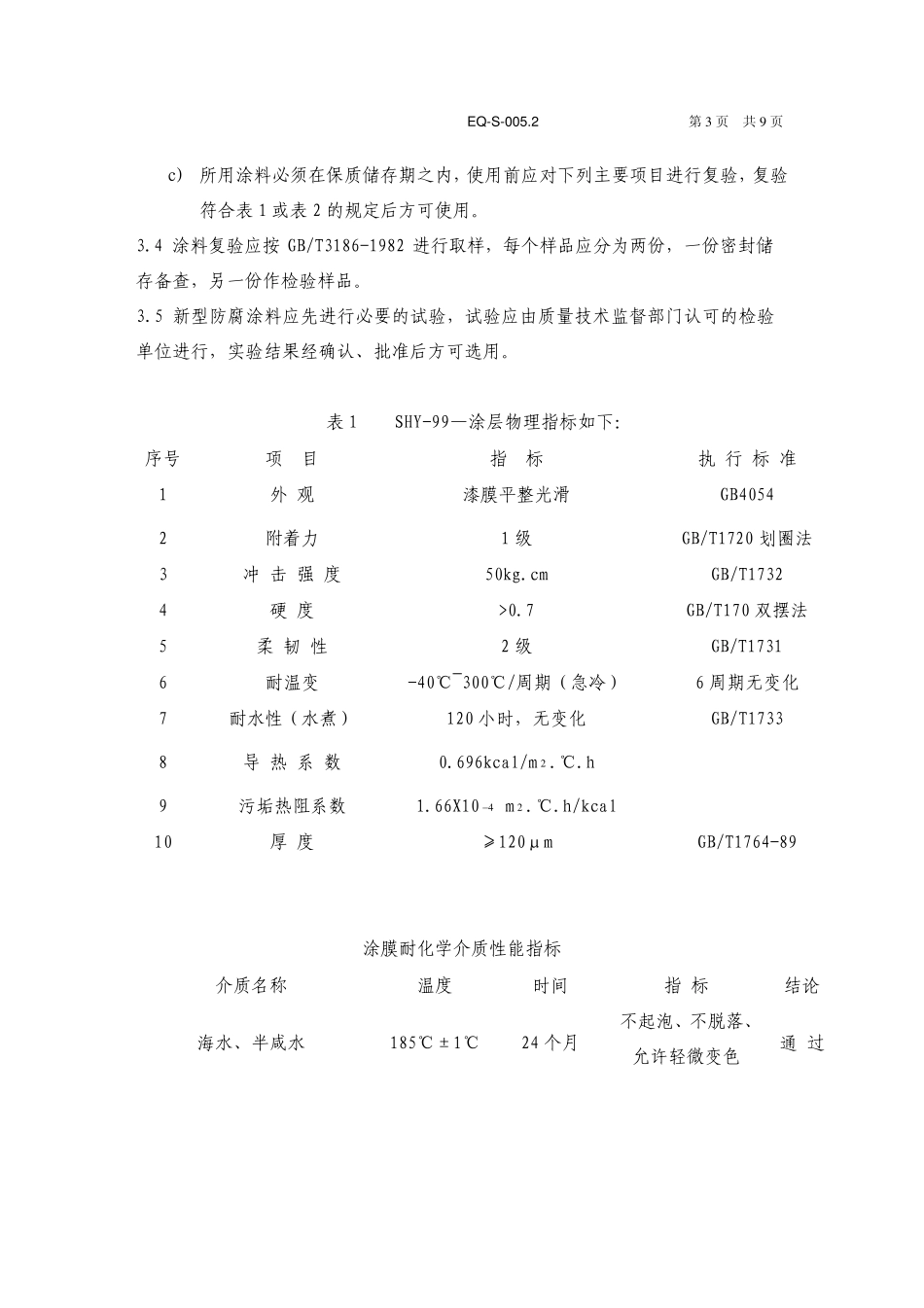 EQS005.2管壳式换热管防腐涂层施工技术条件_第3页