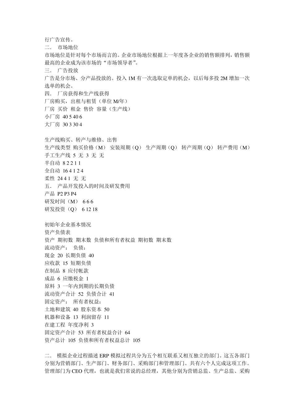 ERP沙盘模拟运作过程及分析_第2页