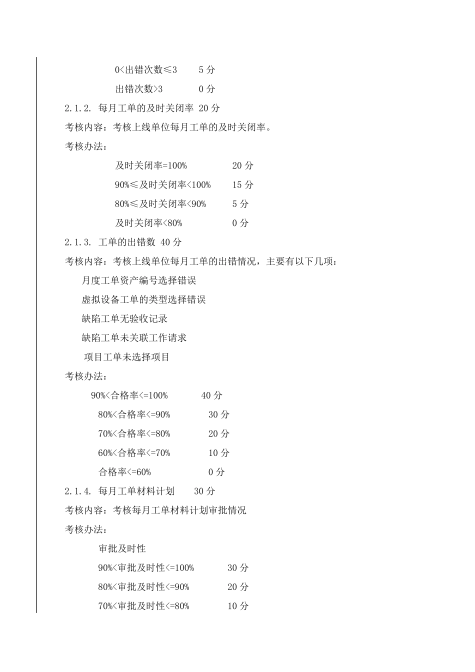 ERP系统运行考核实施细则_第2页