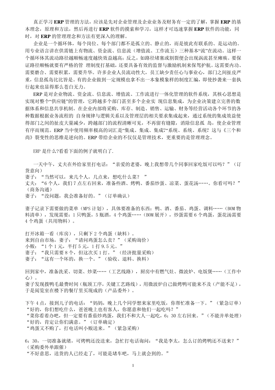 ERP通俗讲解_第1页