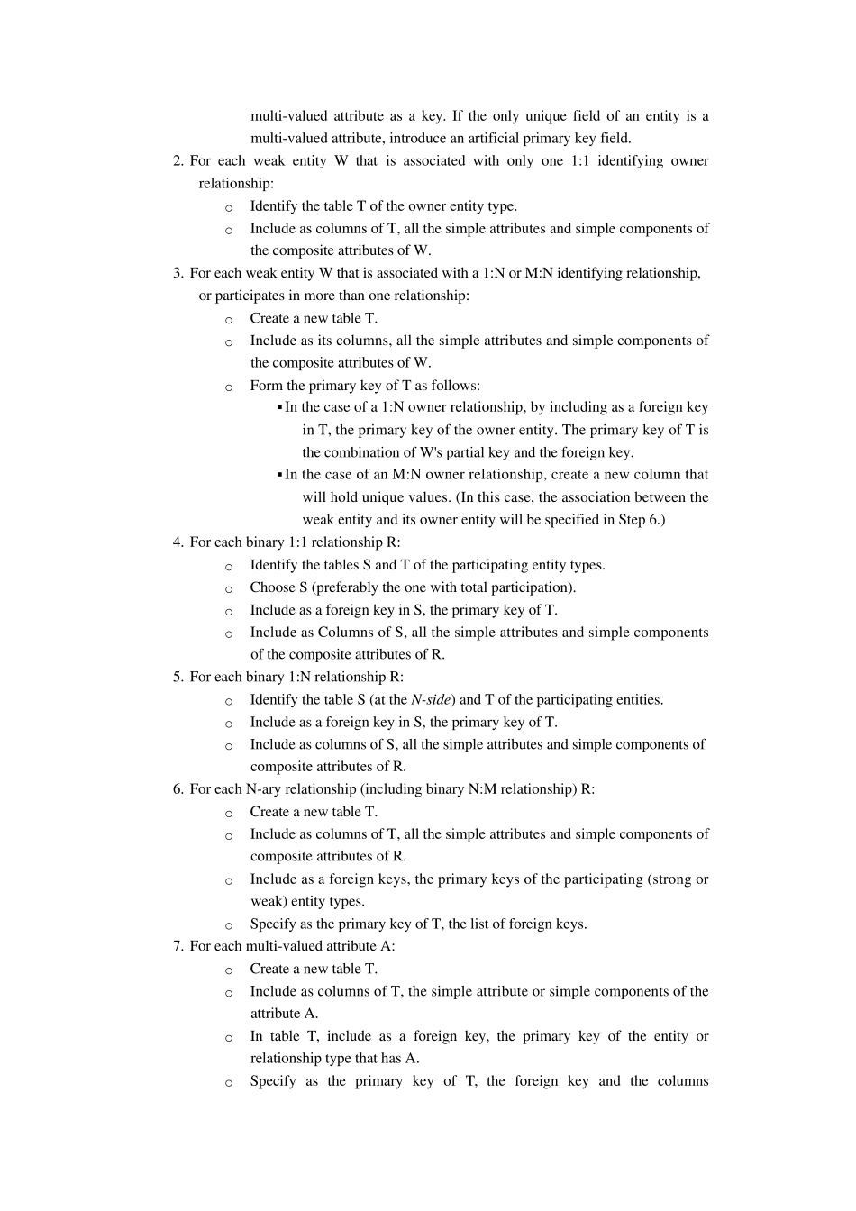 ER图2关系模型：九步转换算法_第2页