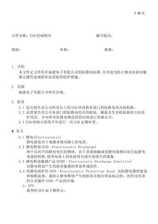 ESD控制程序
