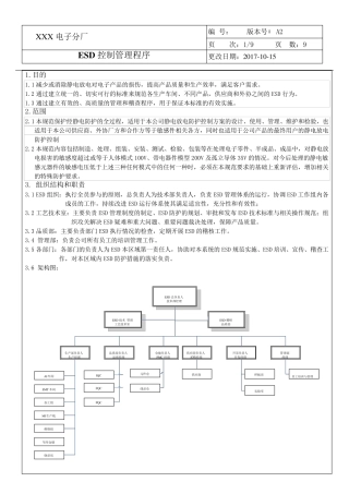 ESD控制管理办法