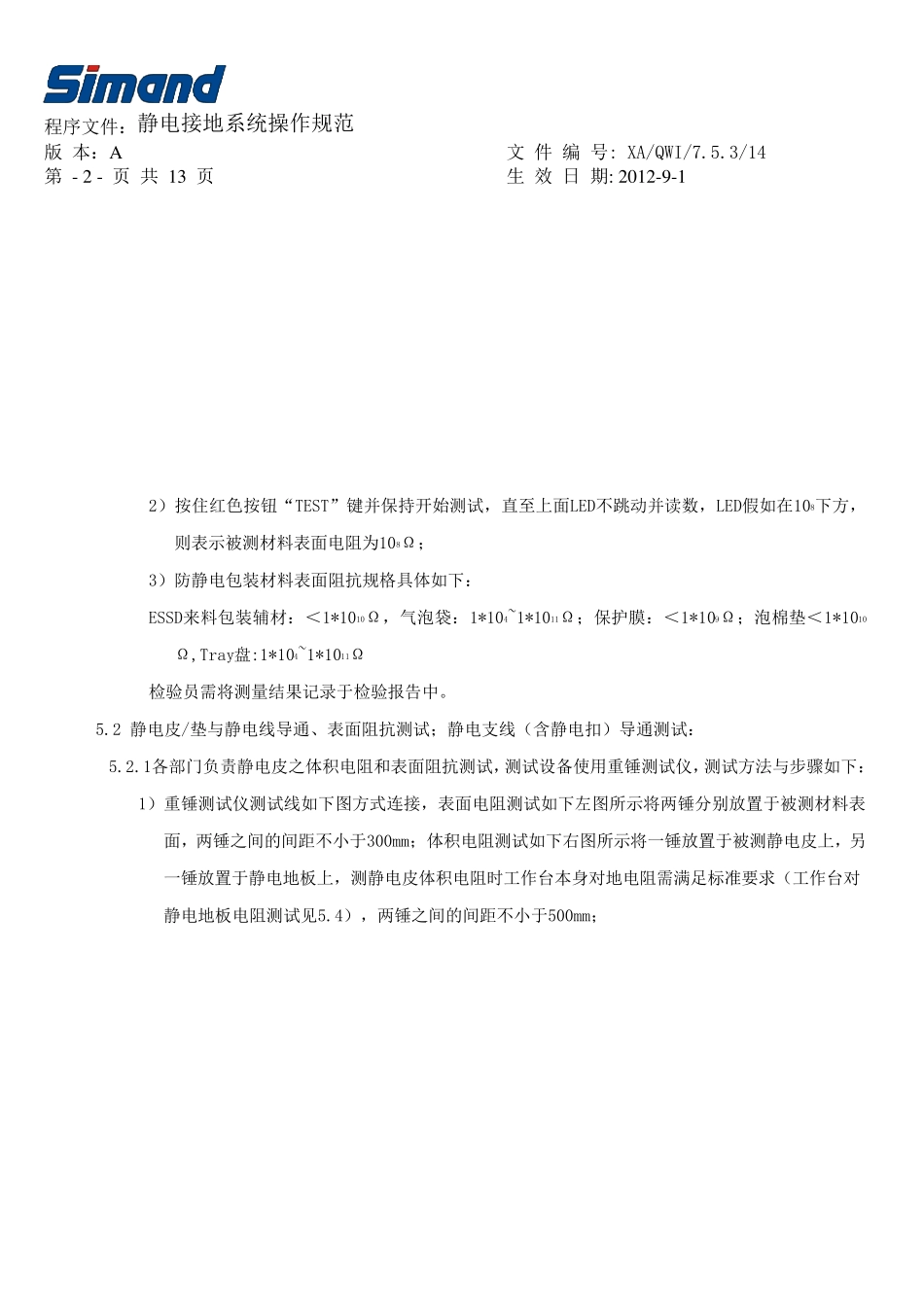 ESD测试项目操作规范_第2页