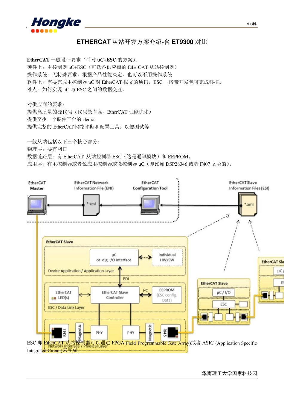 EtherCAT从站开发方案介绍含ET9300对比_第1页