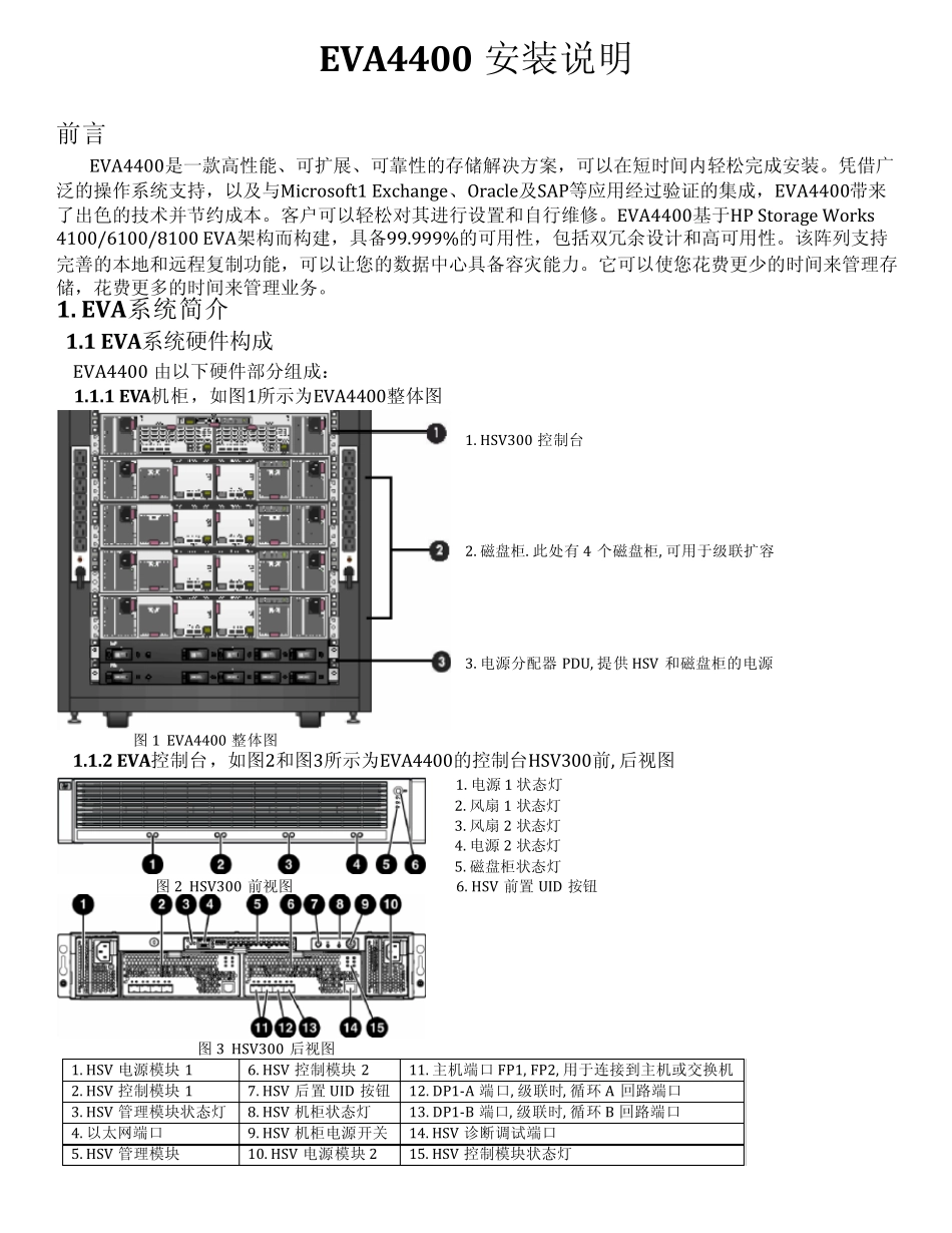 EVA4400安装手册_第1页