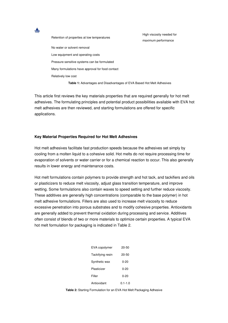 EVA热熔胶配方设计_第2页