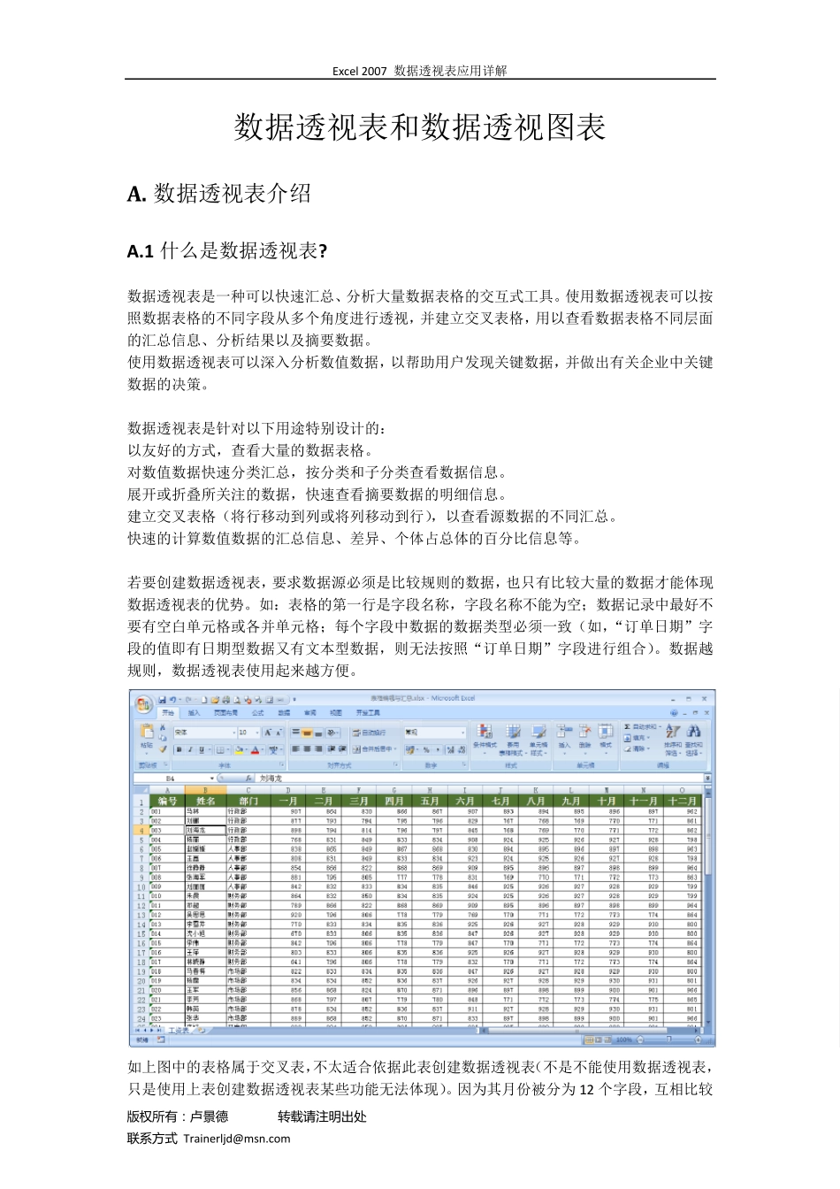 Excel2007数据透视表应用大全_第2页