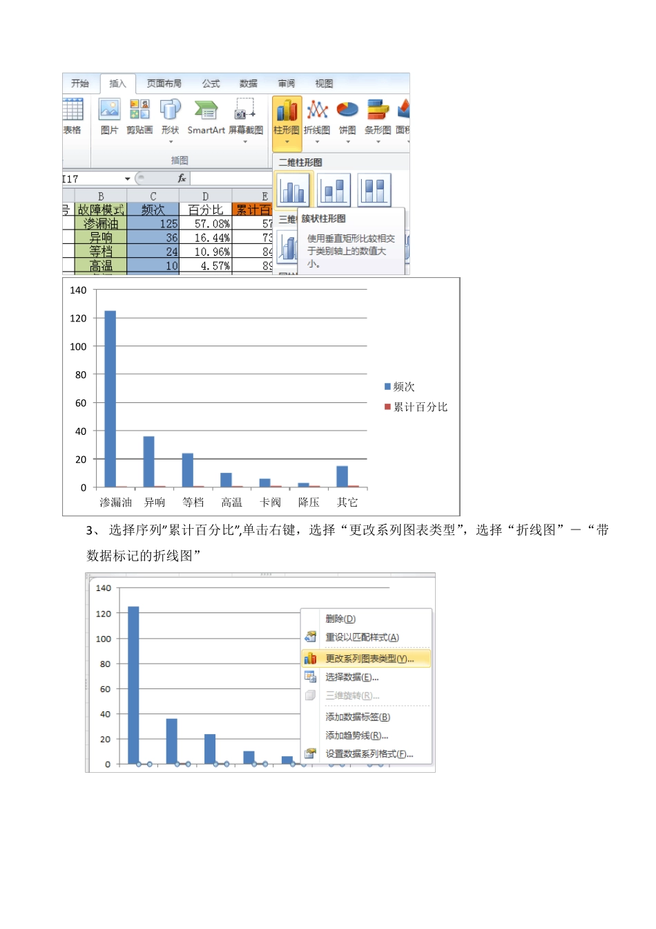 Excel2010中制作标准排列图的技巧_第2页
