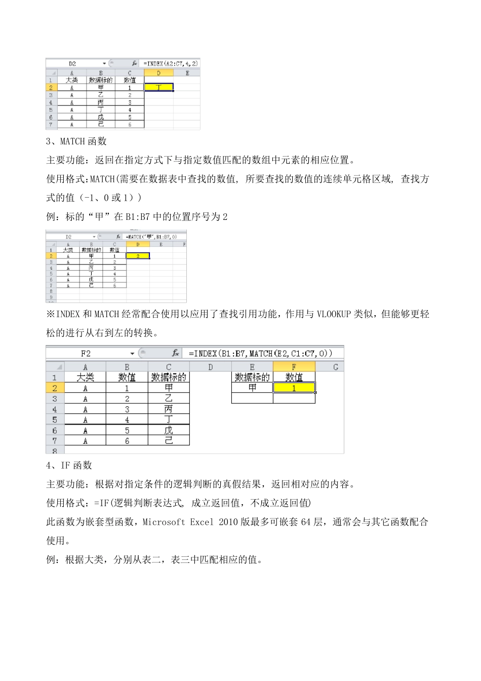 Excel30个常用函数_第2页