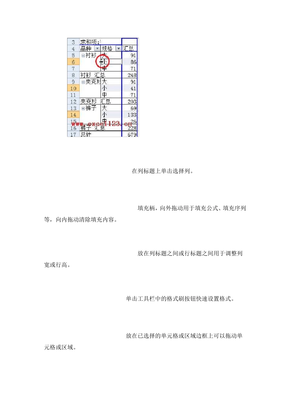Excel中各种鼠标指针形状一览_第2页