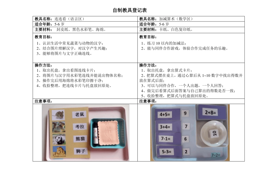 幼儿园教师自制教具登记表_第3页