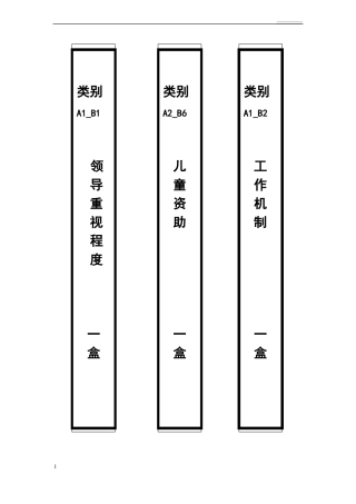 幼儿园档案竖标签1