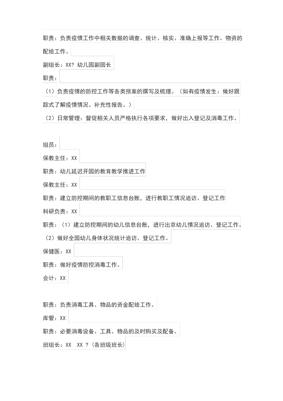 幼儿园疫情防控工作方案_第2页