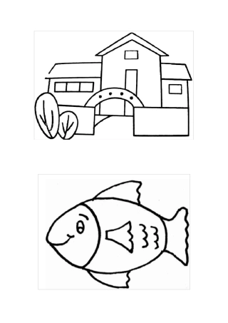 幼儿园简笔画涂色大全